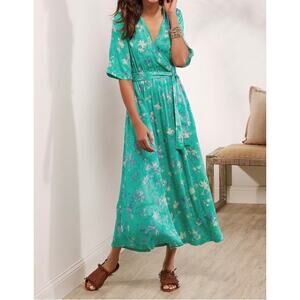 Soft surroundings floral serenity dress sz XL